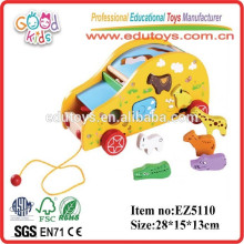 2015 Mode Modellierung Holz Baby Kinderwagen Baby Puppe Kinderwagen Spielzeug Tiere Spielzeug Spielzeug